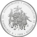 100 Pesos (500th Ann. Discov. & Evangel. - Columbus & Crew)
