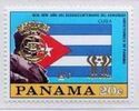 Bolivar and Cuba flag Overprinted in gold Type IX