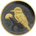 1 Dollar (Australian Kookaburra - Golden Ring & ruthenium)
