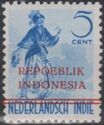 War Dance of Nias island - red overprint (302)
