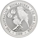 1 Dollar (Kookaburra. Privy 50 Belgian Francs)