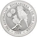 1 Dollar (Kookaburra. Privy 100 Spanish Pesetas)