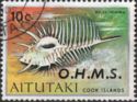 Venus Comb Murex (Murex triremis), optd O.H.M.S.