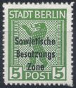 Overprint: Sowjetische Besatzungs Zone