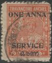 Travancore Overprint (Official)