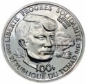 100 CFA Francs (10th Anniversary of Independence)