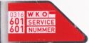 0316 601 601 WKO SERVICE NUMMER