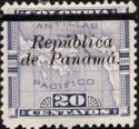 Map of Panama Overprinted