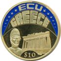 10 Dollars (ECU - Greece)