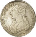 1 Ecu (Louis XVI. BD - 🐄 - Pau)