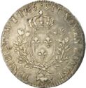 1 Ecu (Louis XVI. BD - 🐄 - Pau)