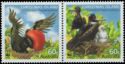 C.I. Frigatebird (Fregata andrewsi) 60c Se-tenant Pair