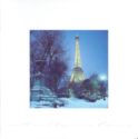 Paris. The Eiffel Tower in winter