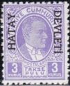 Turkish Postage Due Stamps Overprinted Hatay Devleti