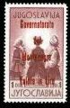 Yugoslavia Stamp Overprint "Governatorato..." red