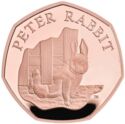 50 Pence (Peter Rabbit. Gold)