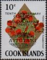 Royal Poinciana (Poinciana regia), overprinted