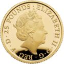 25 Pounds (Britannia The Spirit of a Nation. Gold)