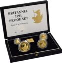 Various Pounds (Proof set 1991 -Britannia)