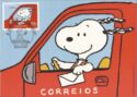 Snoopy and the mail car
