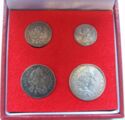 Various Pence (Maundy set 1670-1684 - dated coins)