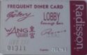 Radisson Jakarta - Frequent Diner Card