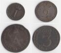 Various Pence (Maundy set 1689-1694)