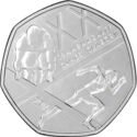 50 Pence (The Glasgow 2014 Commonwealth Games - Silver)