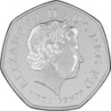 50 Pence (The Glasgow 2014 Commonwealth Games - Silver)