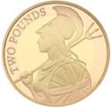 2 Pounds (Britannia - Gold edition)