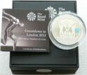 5 Pounds (Countdown to London 2012 - Silver Piedfort)