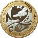 2 Pounds (Handover of the Olympic Flag to Rio - Silver)