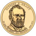 1 Dollar (18 th president Ulysses S. Grant 1869-1877)