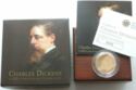 2 Pounds (200th anniversary of the birth of Charles Dickens. Gold)