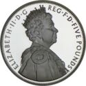 5 Pounds (The Queen's Diamond Jubilee - Platinum Piedfort)