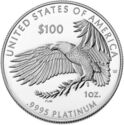 100 Dollars (Preamble to the Declaration of Independence 2020 Platinum Proof Coin