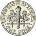 10 Cents / Dime (Roosevelt - Silver edition 0.900)