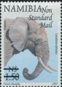 African Elephant (Loxodonta africana), surcharge