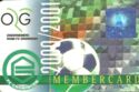 FC Groningen member card 2000-2001