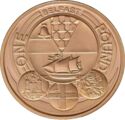 1 Pound (Badge of Belfast - Gold)