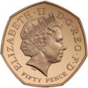 50 Pence (Kew Gardens Gold Proof Piedfort)