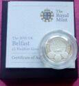 1 Pound (Badge of Belfast - Silver Piedfort)