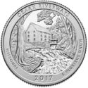 25 Cents / Quarter (Ozark National Scenic Riverways - Silver)