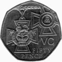 50 Pence (150th Anniversary of the Victoria Cross)