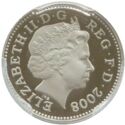 1 Penny (Crowned Portculllis - Platinum edition)