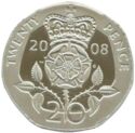20 Pence (Crowned Lion - Platinum edition)
