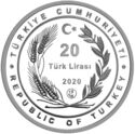 20 Lira (100th Anniversary of Anatolian Agency Establishment)