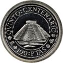100 Pesetas (V Centenary Discovery of America)