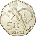 50 Pence (Four-minute mile by Roger Bannister)