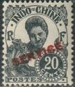 Cambodian Woman overprinted